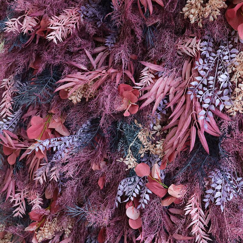 3D Artificial Purple Spruce Leaf Wedding Decoration | Uflower